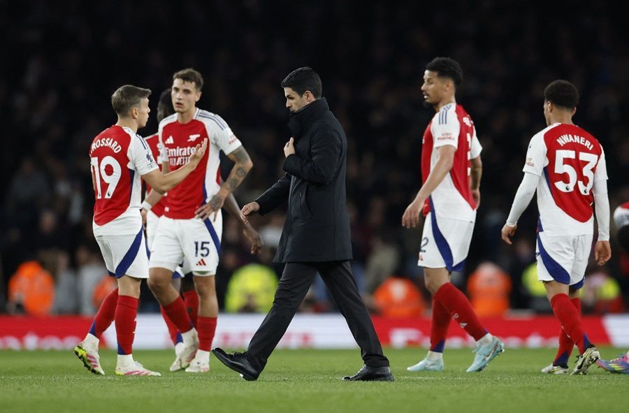 3 Musim Beruntun Jagain Trofi Tim Lain, Mikel Arteta Kecewa Arsenal Gagal Menang atas Crystal Palace