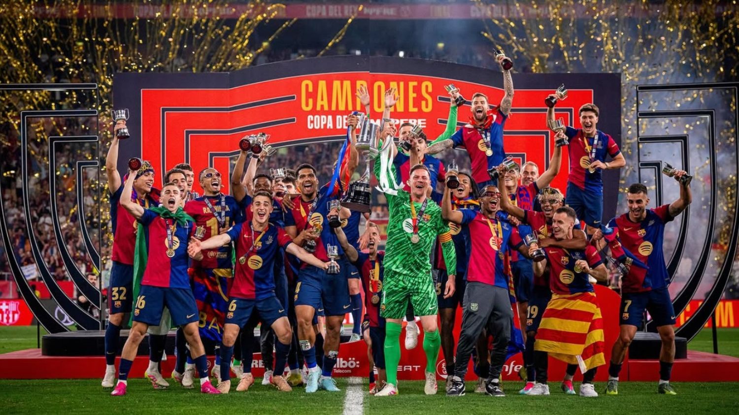 Fakta-fakta Kemenangan Barcelona Atas Real Madrid di Final Copa del Rey: Drama Gol dan Hujan Kartu Merah!
