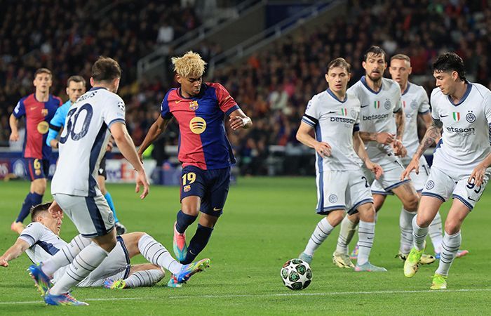 Barcelona vs Inter Berakhir Imbang 3-3, Penentuan di Giuseppe Meazza