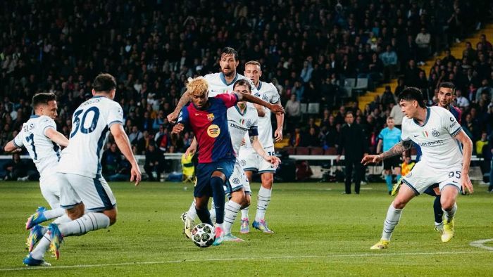 Hasil Liga Champions: Inter Milan Tahan Imbang Barcelona 3-3, Kontribusi Dumfries Luar Biasa