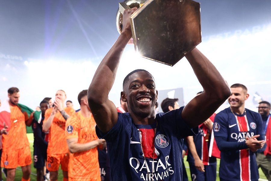 Tampil Impresif bareng PSG, Luis Enrique Sebut Dembele Pantas Menangkan Ballon d'Or