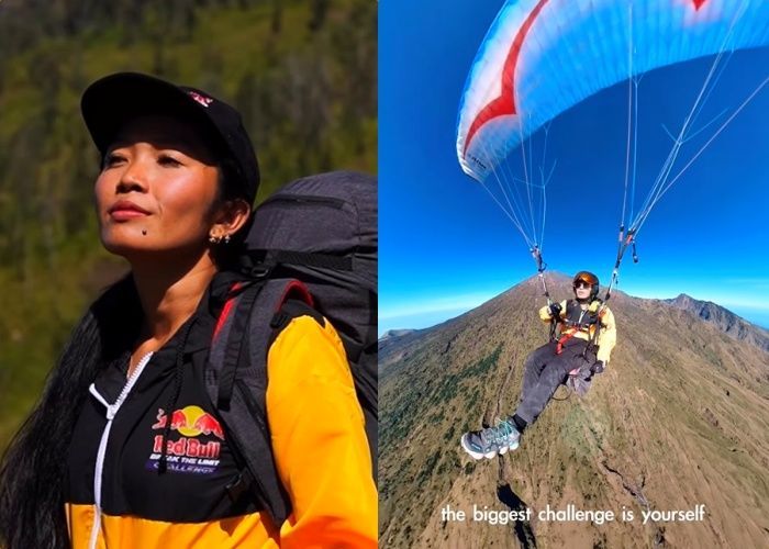 Hobi Olahraga Ekstrem Paralayang, Satya Winnie Sidabutar Jadi Juara Lewat Konten Video di Ketinggian