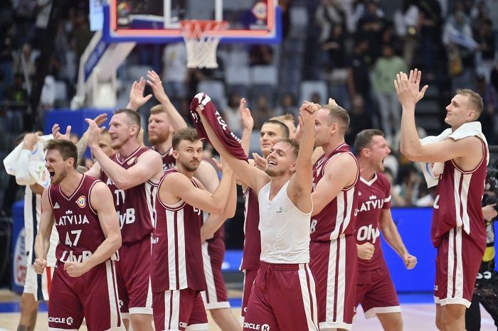 Timnas Basket Latvia Kagumi Dukungan Fans Indonesia di FIBA Basketball World Cup 2023