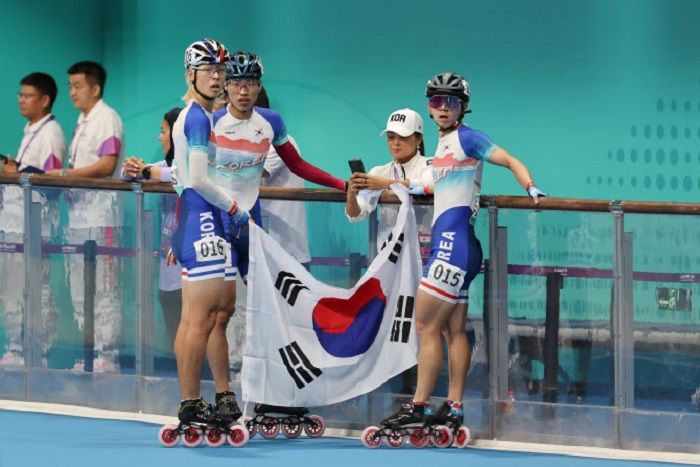 Jumawa Duluan, Tim Roller Skater Korea Selatan Malah Gagal Raih Medali Emas di Asian Games 2022
