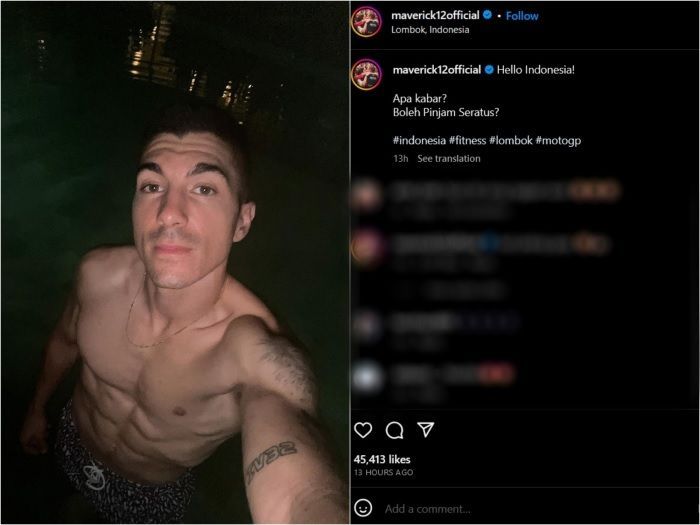 Sapa Fans Indonesia, Maverick Vinales: Apa Kabar? Boleh Pinjam Seratus?