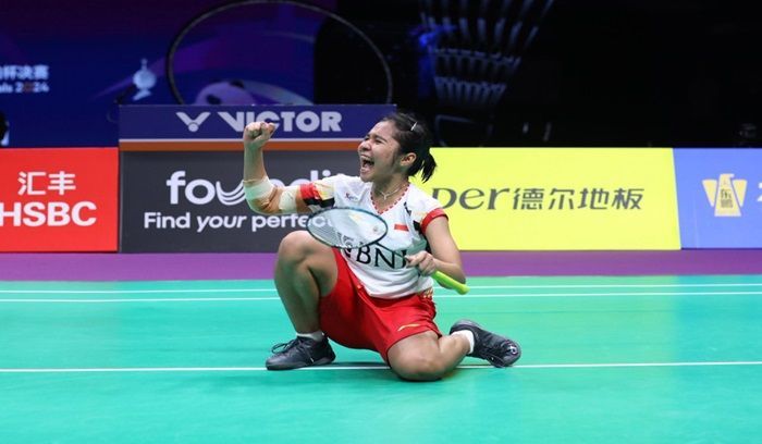 Ester Nurumi Tri Wardoyo Sukses Bawa Tim Uber Indonesia ke Semifinal Uber Cup untuk Pertama Kali dalam 14 Tahun Terakhir