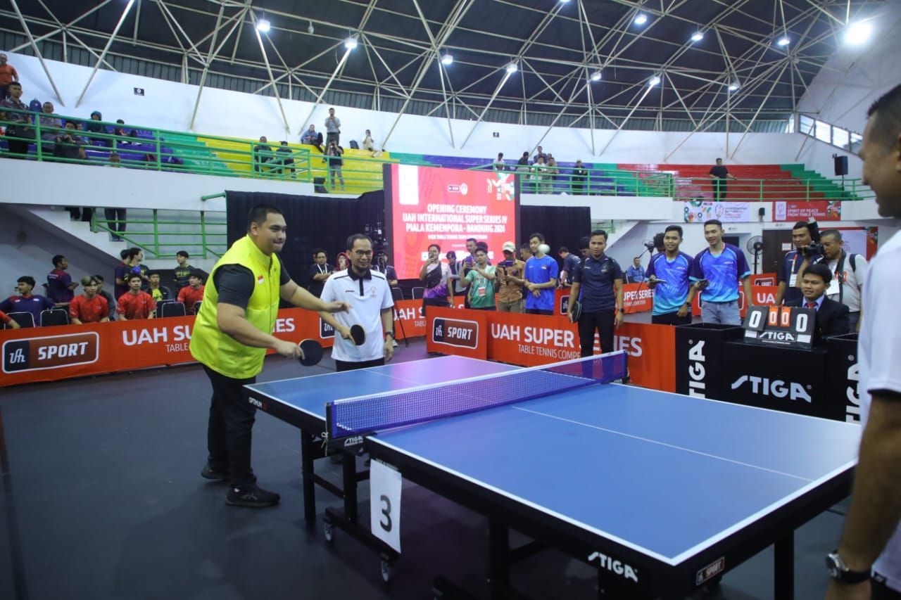 Ustaz Adi Hidayah International Super Series IV Digelar, Menpora Dito: Kontribusi Nyata Untuk Tenis Meja Indonesia