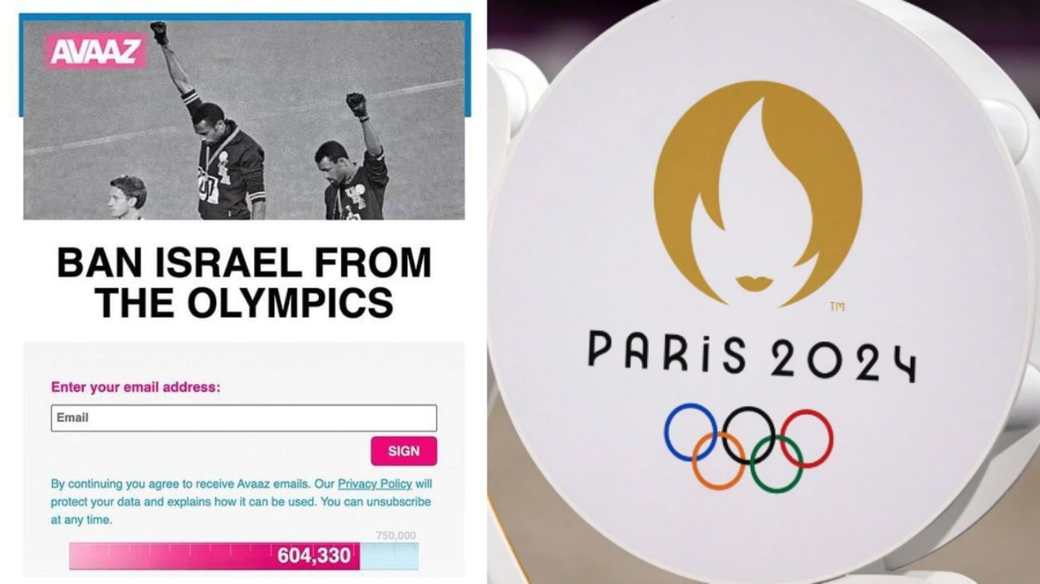 Lebih dari 600 Ribu Orang Tanda Tangan Petisi Tolak Israel di Olimpiade Paris 2024