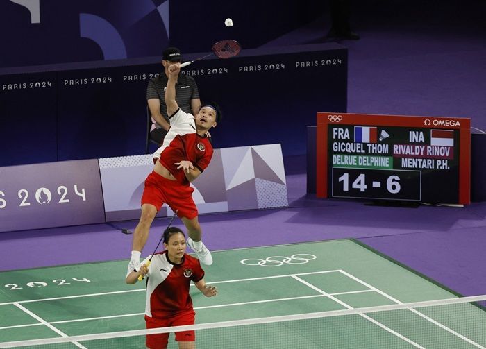 Rinov/Pitha Tersingkir di Fase Grup, Ganda Campuran Indonesia Cetak Sejarah Memalukan di Olimpiade