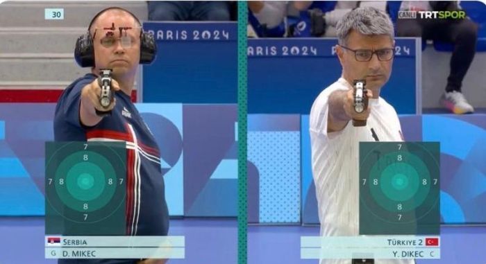 Gaya Santai Atlet Penembak Turki Ini Hasilkan Medali Perak di Olimpiade Paris 2024