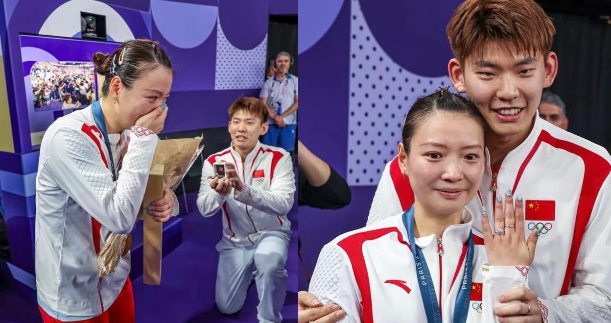 Atlet Huang Yaqiong Dilamar Usai Raih Medali Emas Oleh Kekasih di Olimpiade Paris 2024