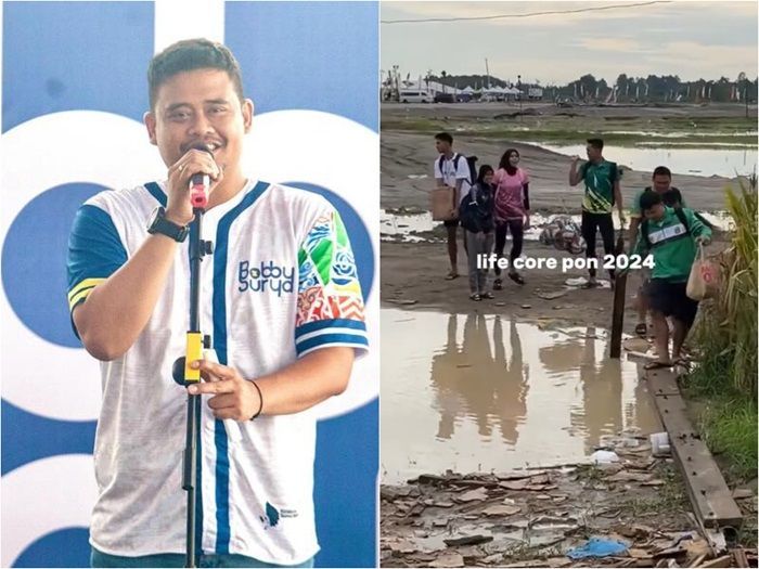 Bobby Nasution Buka Suara soal Jalanan Berlumpur di Venue GOR Voli PON 2024: Bukan Ranah Kami