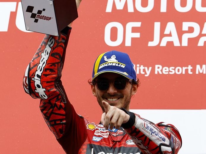 Pecco Bagnaia Juara MotoGP Jepang, Persaingan dengan Jorge Martin Selisih 10 Poin
