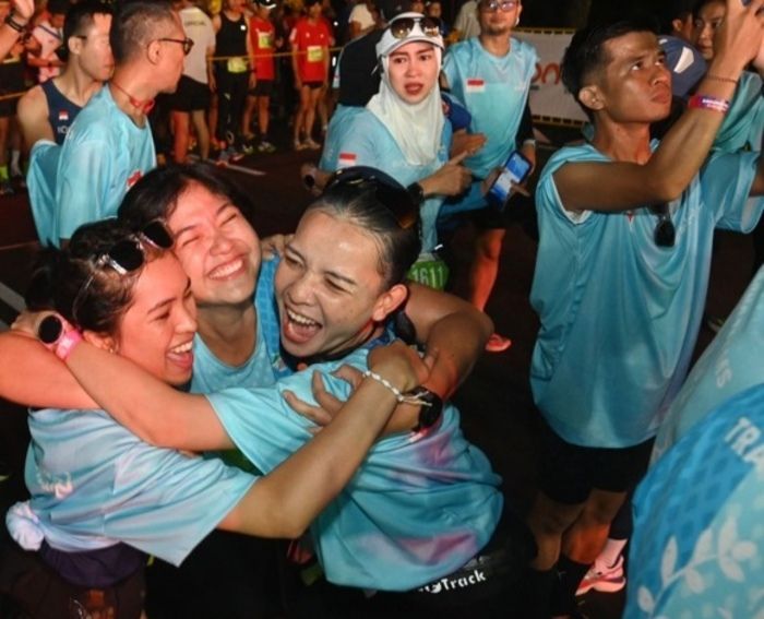Puluhan Pelari Komunitas Indorunners Berhasil Finish di Full Marathon JRF2 2024