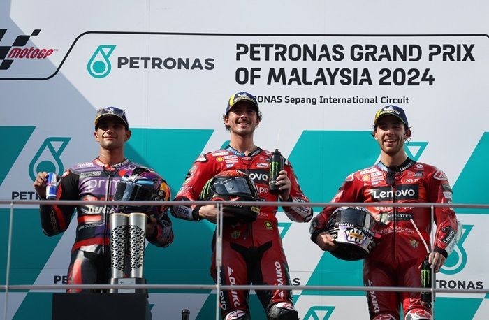 Klasemen MotoGP 2024 usai Bagnaia Juara di Sirkuit Sepang