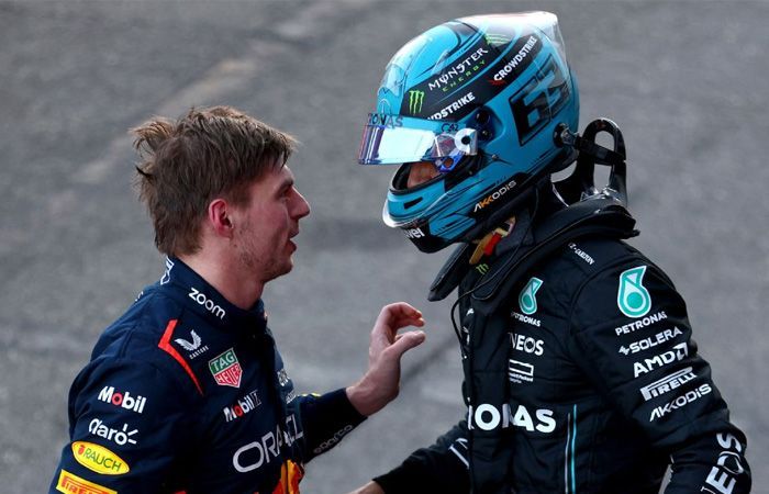 Russell Sebut Verstappen Pembully, Tegaskan Tak Akan Diam Hadapi Ancaman