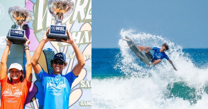 Peselancar Indonesia Bronson Meydi Raih Gelar Juara Dunia Selancar Junior WSL